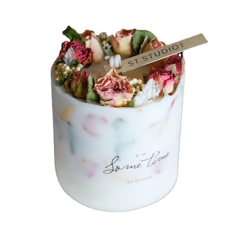 Dried Flower Scented Candle Set