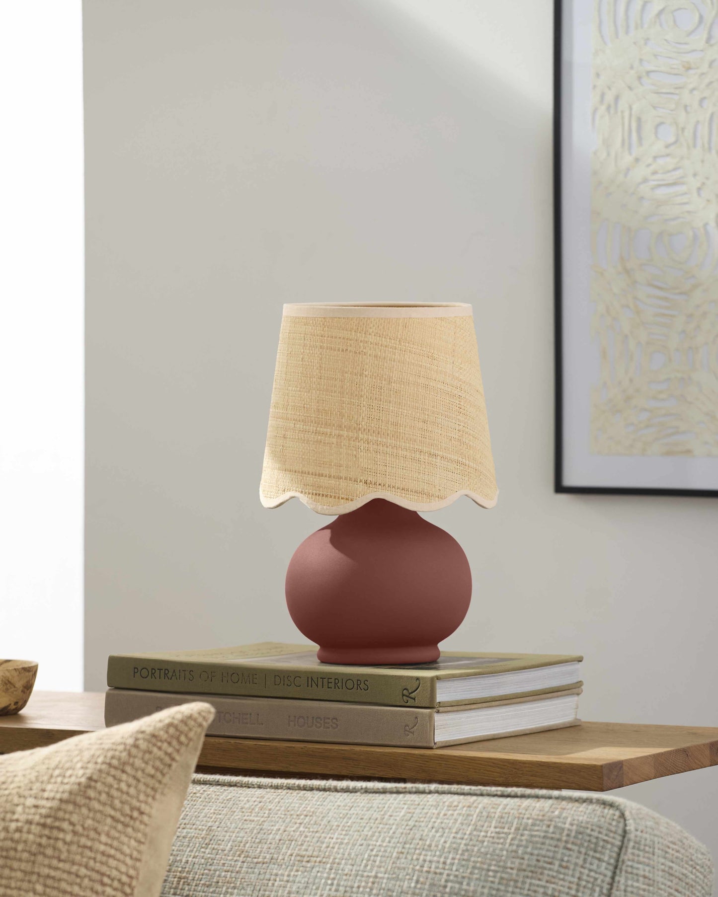 Brick Red Table Lamp