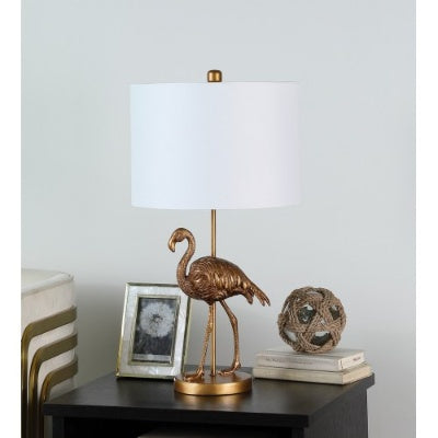 Gold Flamingo Table Lamp