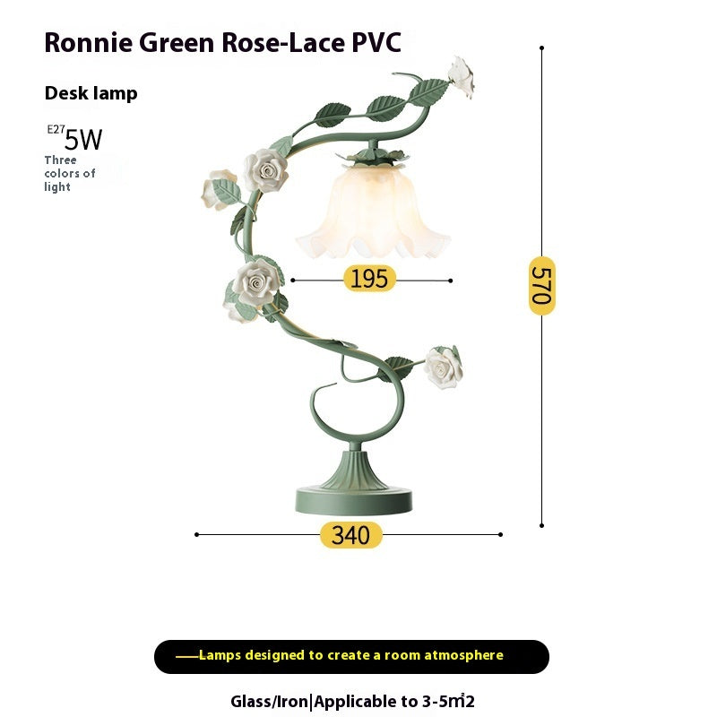 Flower Style Bedside Lamp