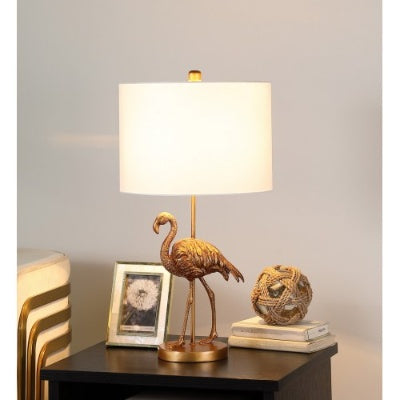 Gold Flamingo Table Lamp