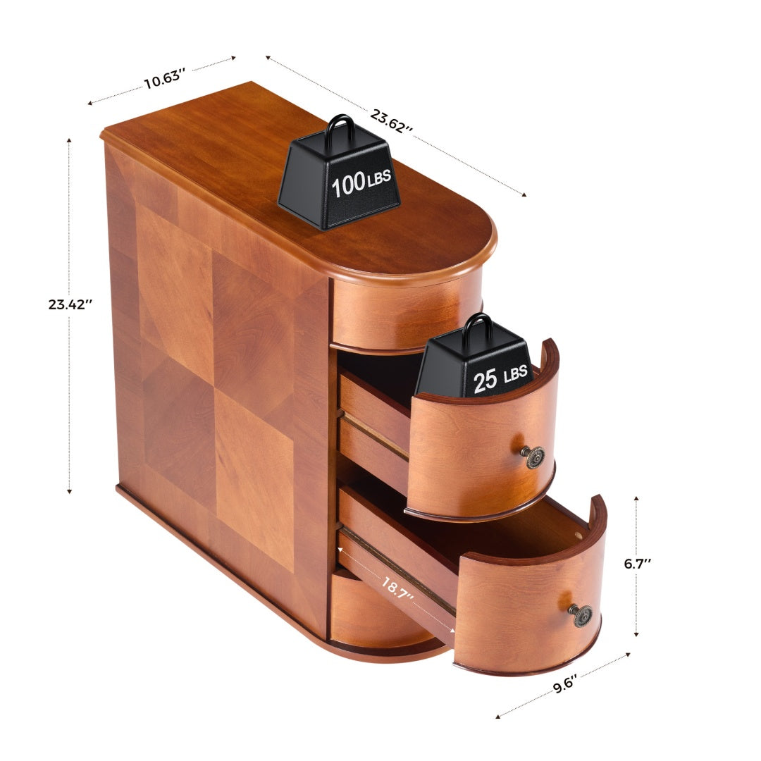 Vintage Bedside Tables (No Assembly)