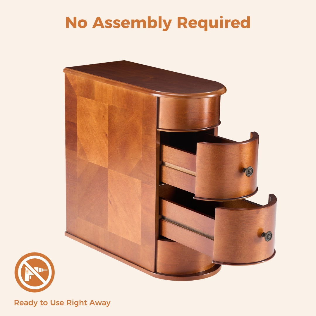 Vintage Bedside Tables (No Assembly)