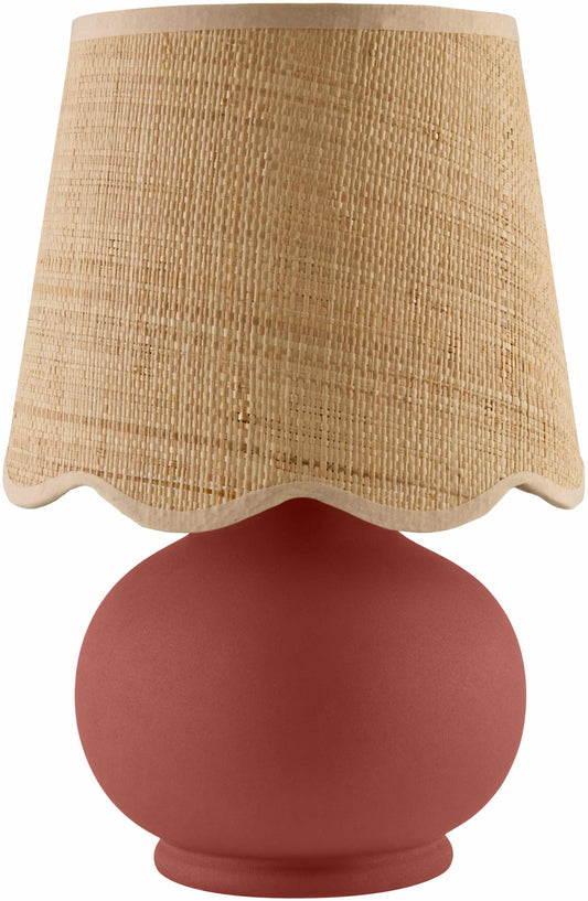 Brick Red Table Lamp