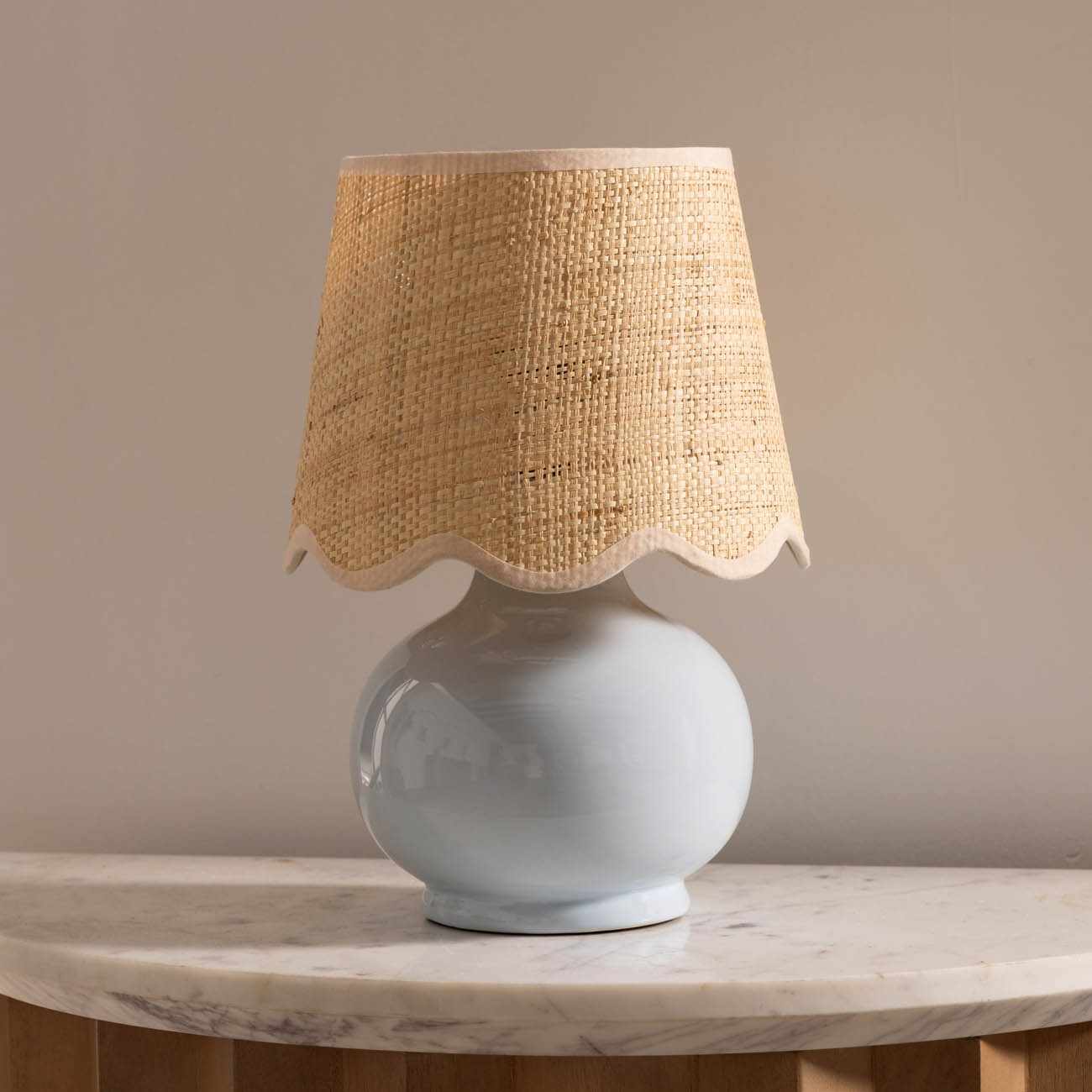 Light Blue Table Lamp