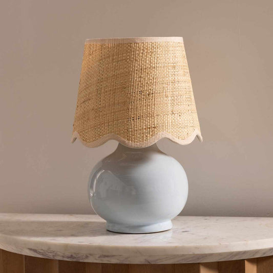 Light Blue Table Lamp